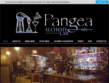 Tablet Screenshot of pangealounge.com